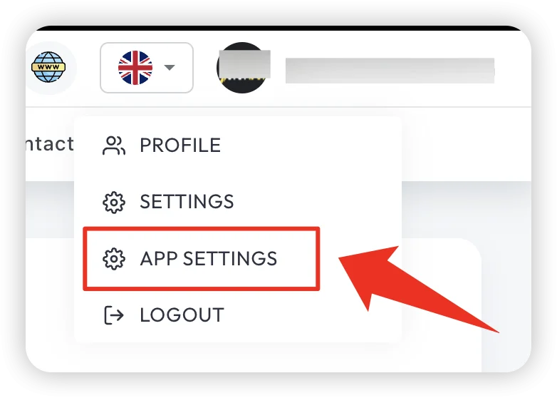 App Settings