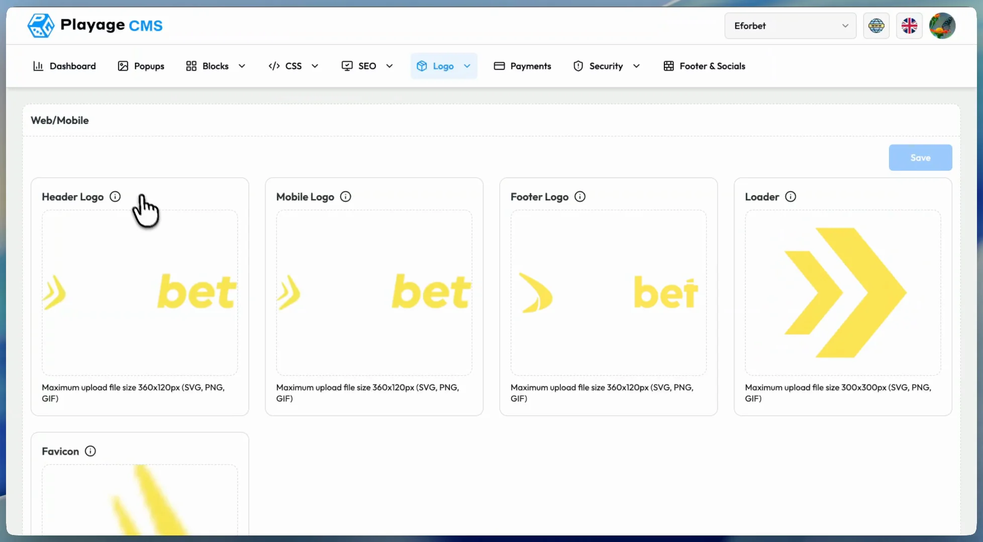 Logo Web/Mobile Overview