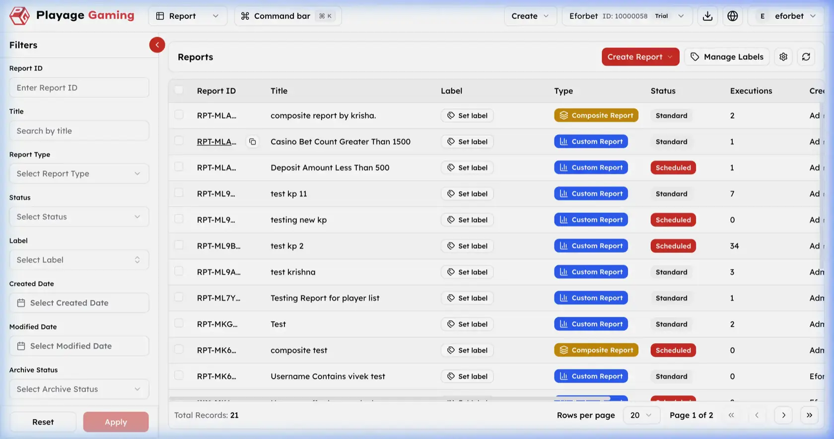 Report Overview